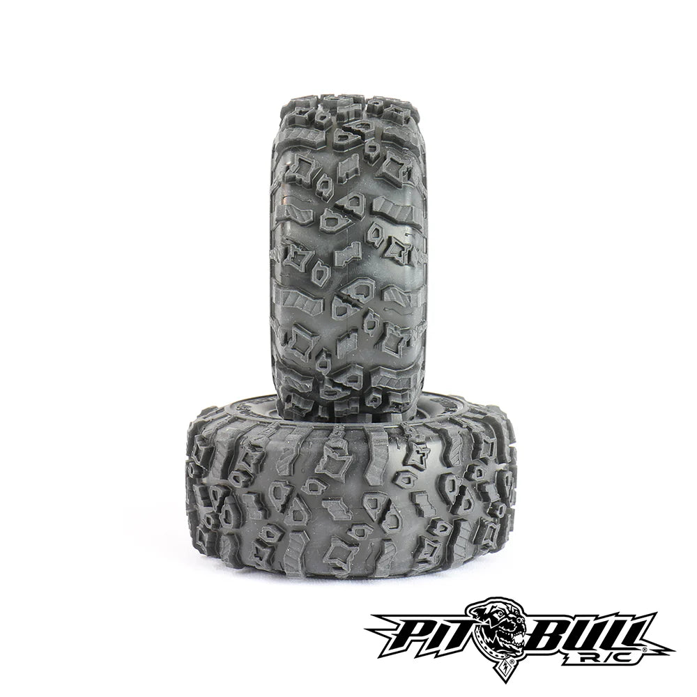 Pit Bull Tires Rock Beast XOR 1.55" Scale Rock Crawler Tires w/Foams (2) (Alien)