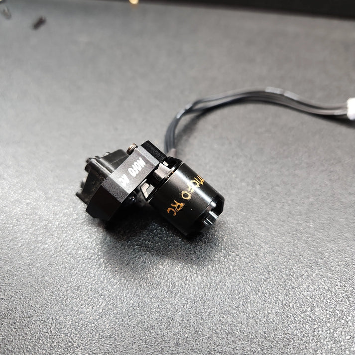 Forward Facing Aluminum Motor Mount - 9mm Pattern (For SCX24 / AX24)