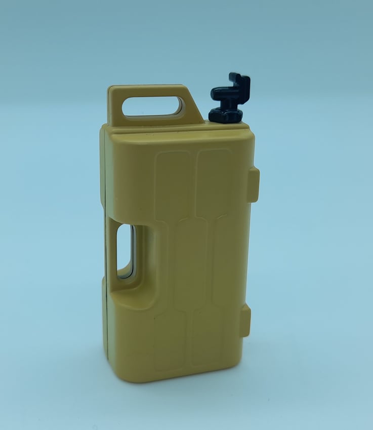 Petit bidon d’essence décoratif 1/10 (sable) (WSA-BR)