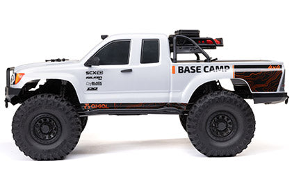 1/10 SCX10 III Base Camp 4X4 RTR Brushed Rock Crawler, White