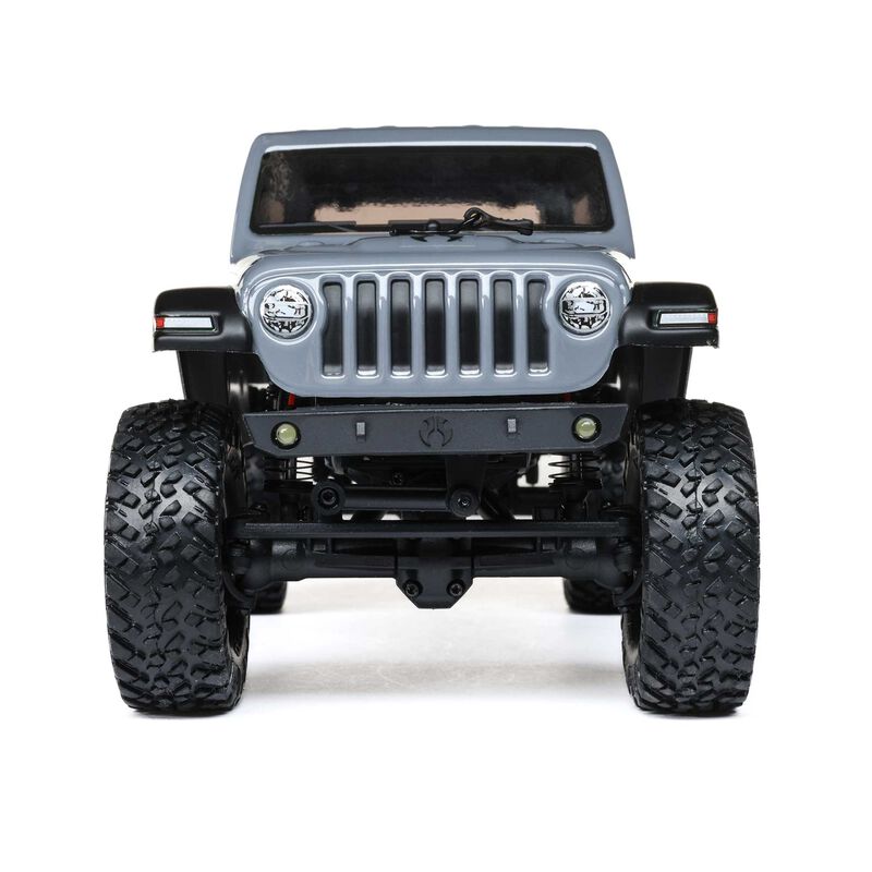 1/24 SCX24 2019 Jeep Wrangler JLU CRC 4X4 RTR Brushed Rock Crawler (Chargeur et Batterie inclus) Grey