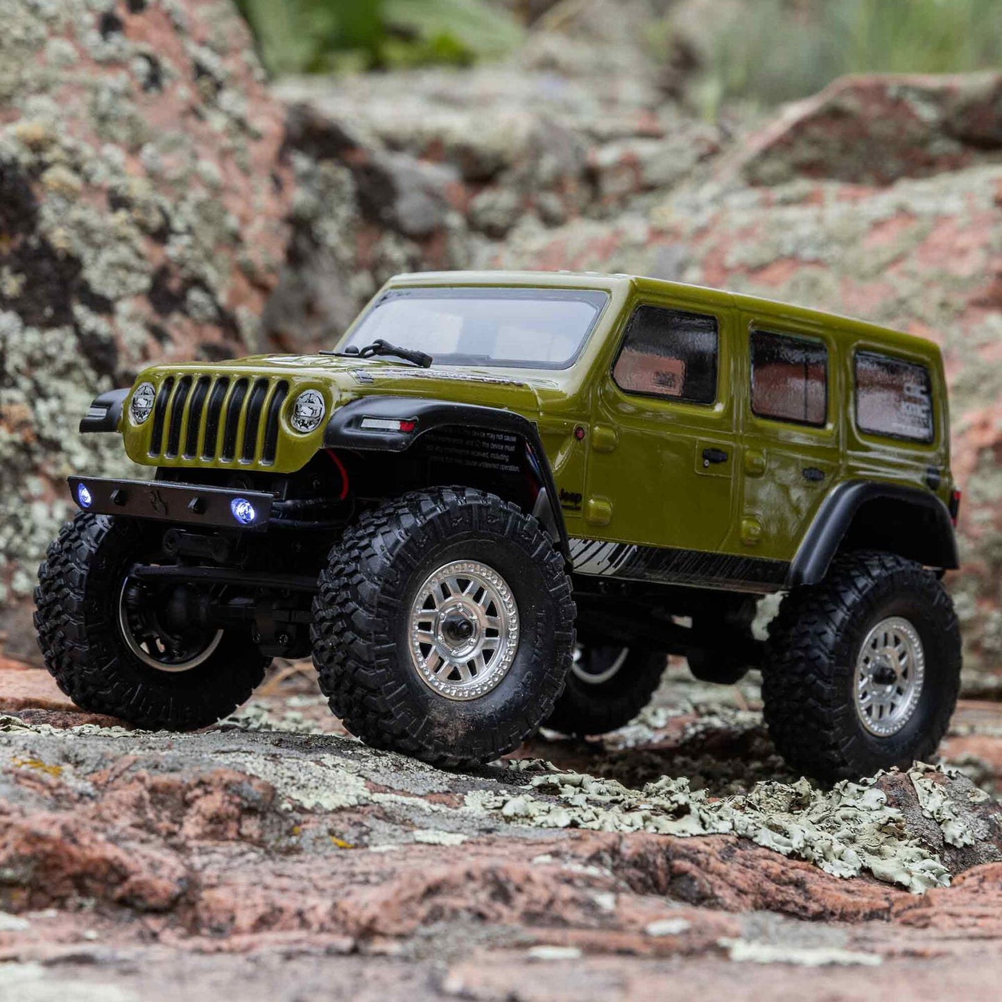 1/24 SCX24 2019 Jeep Wrangler JLU CRC 4X4 RTR Brushed Rock Crawler (Chargeur et Batterie inclus), VERT