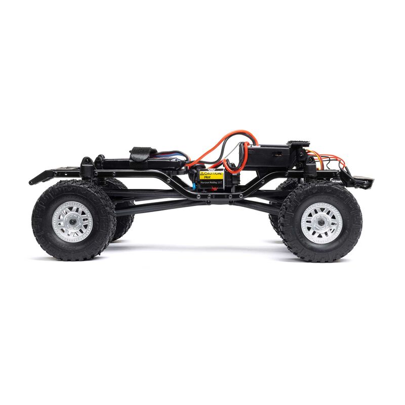 1/24 SCX24 Jeep JT Gladiator 4X4 RTR Brushed Rock Crawler (Battery & Charger Included), White/Blanc