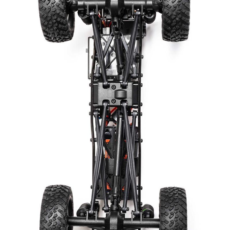1/24 SCX24 Jeep JT Gladiator 4X4 RTR Brushed Rock Crawler (Battery & Charger Included), White/Blanc