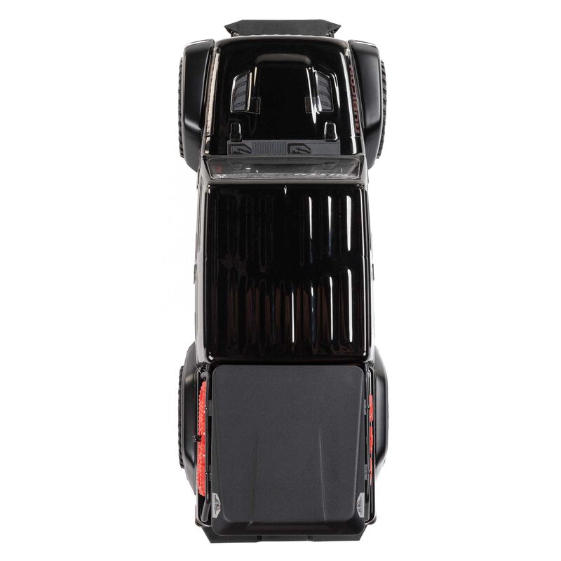 1/24 SCX24 Jeep JT Gladiator 4X4 RTR Brushed Rock Crawler (Battery & Charger Included), Black/Noir