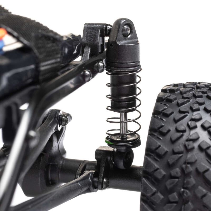 1/24 SCX24 Jeep JT Gladiator 4X4 RTR Brushed Rock Crawler (Battery & Charger Included), Black/Noir