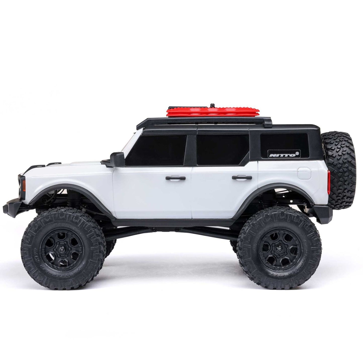 1/24 SCX24 Ford Bronco 4X4 RTR Brushed Rock Crawler (Chargeur et Batterie inclus) BLANC