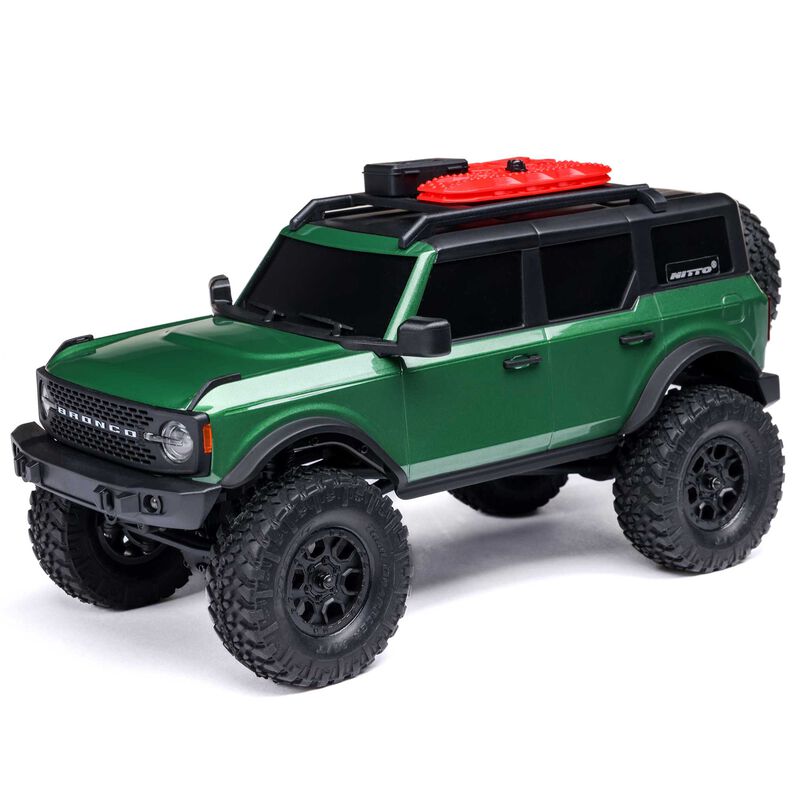 1/24 SCX24 Ford Bronco 4X4 RTR Brushed Rock Crawler (Chargeur et Batterie inclus) VERT