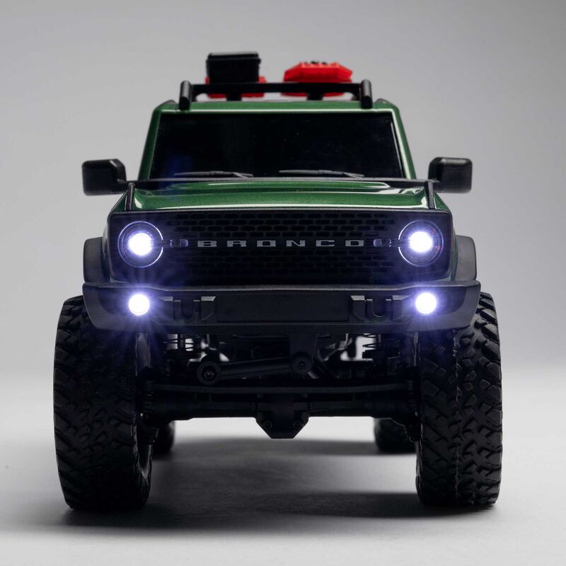1/24 SCX24 Ford Bronco 4X4 RTR Brushed Rock Crawler (Chargeur et Batterie inclus) VERT