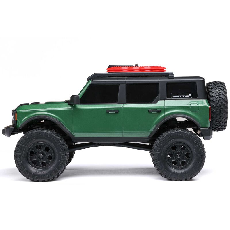 1/24 SCX24 Ford Bronco 4X4 RTR Brushed Rock Crawler (Chargeur et Batterie inclus) VERT