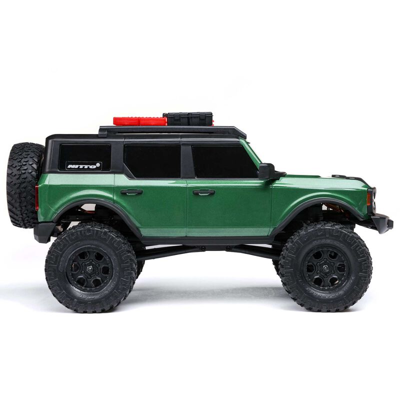 1/24 SCX24 Ford Bronco 4X4 RTR Brushed Rock Crawler (Chargeur et Batterie inclus) VERT