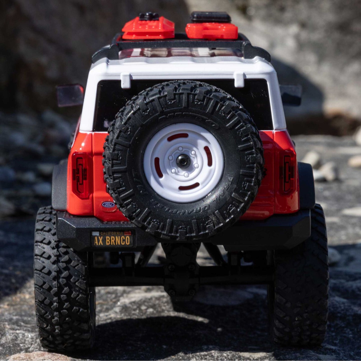 1/24 SCX24 Ford Bronco 4X4 RTR Brushed Rock Crawler (Chargeur et Batterie inclus) ROUGE - HERITAGE EDITION