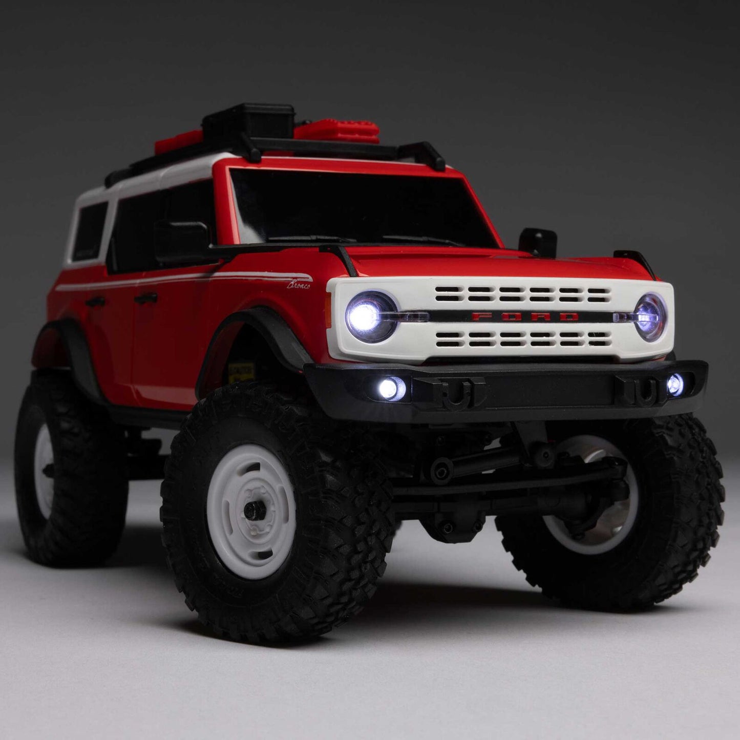 1/24 SCX24 Ford Bronco 4X4 RTR Brushed Rock Crawler (Chargeur et Batterie inclus) ROUGE - HERITAGE EDITION