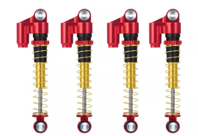 Lot de 4 amortisseurs SCX24 rouge (WAGSHKSX244RD)