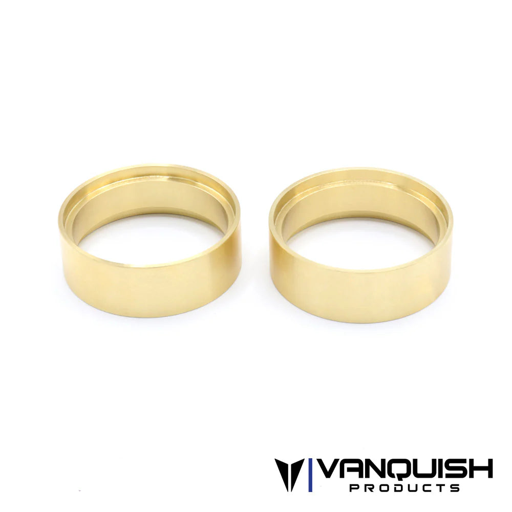 1.9 BRASS WHEEL CLAMP RINGS (PAIRE)