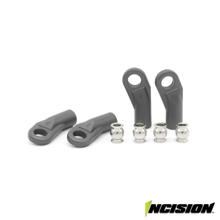 Pro Bent Rod Ends with Pivot Balls (4)
