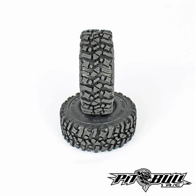 Pit Bull Tires 1.9" Rock Beast XL Scale Rock Crawler Tires w/Foams (2) (Alien)