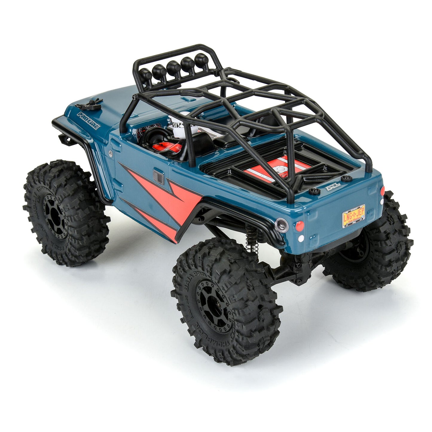 1/24 2004 Jeep LJ Clear Body/Trail Cage: SCX24
