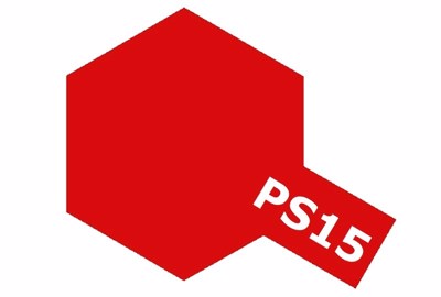 PS- 15 - ROUGE MÉTALLIQUE - Peinture en aérosol pour polycarbonate - 100ml