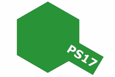 PS- 17 - VERT MÉTALLIQUE - Peinture en aérosol pour polycarbonate - 100ml
