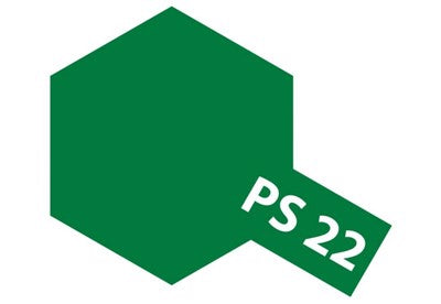 PS- 22 - VERT COURSE "RACING GREEN" - Peinture en aérosol pour polycarbonate - 100ml