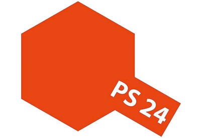 PS- 24 - ORANGE FLUORESCENT - Peinture en aérosol pour polycarbonate - 100ml