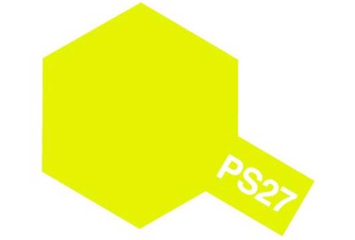 PS- 27 - JAUNE FLIORESCENT - Peinture en aérosol pour polycarbonate - 100ml