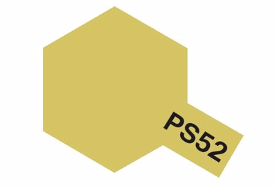 PS-52 - OR CHAMPAGNE ALUMINIUM ANODISÉ  - Peinture en aérosol pour polycarbonate - 100ml