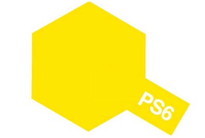 PS-6 - JAUNE - Peinture en aérosol pour polycarbonate - 100ml