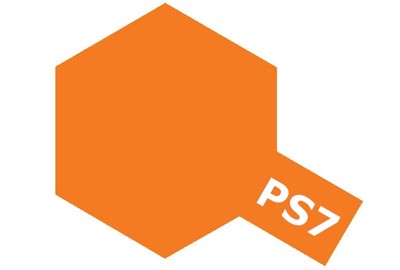 PS-7 - ORANGE - Peinture en aérosol pour polycarbonate - 100ml