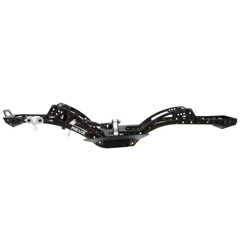 MEUS-LCG10-03 MEUS Racing Gold Rush V2 Carbon Fiber LCG Chassis Kit for 1/10 Axial SCX10 SCX10 II Capra 1.9 UTB and Other DIY Builds