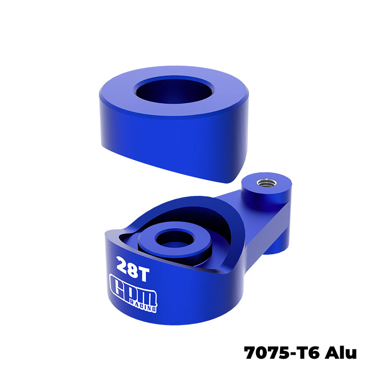 7075-T6 ALLOY STEERING HORN 28T (SERVO SAVER)