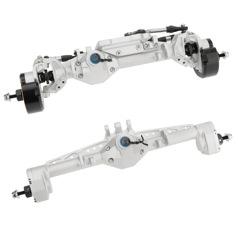 MEUS Racing MEUS-UTB19-88 CHEAT CODE V2 Capra 1.9 Isokinetic Portal Axles black – Silver front and rear axles