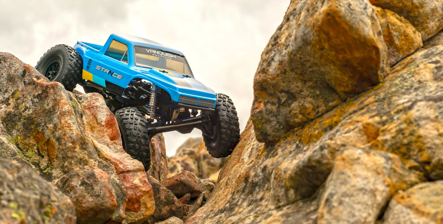 Vanquish Products 1/10 VRD Stance Portal Axle 4x4 RTR 1/10 Comp Rock Crawler (Progress Blue) w/2.4GHz Radio