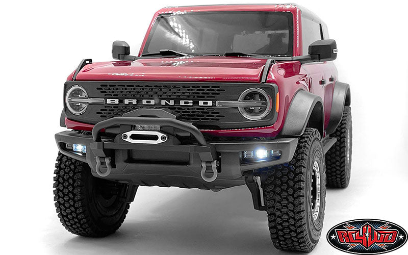 RC4WD Fog Lights W/ LED Lighting System for Traxxas TRX-4 2021 F