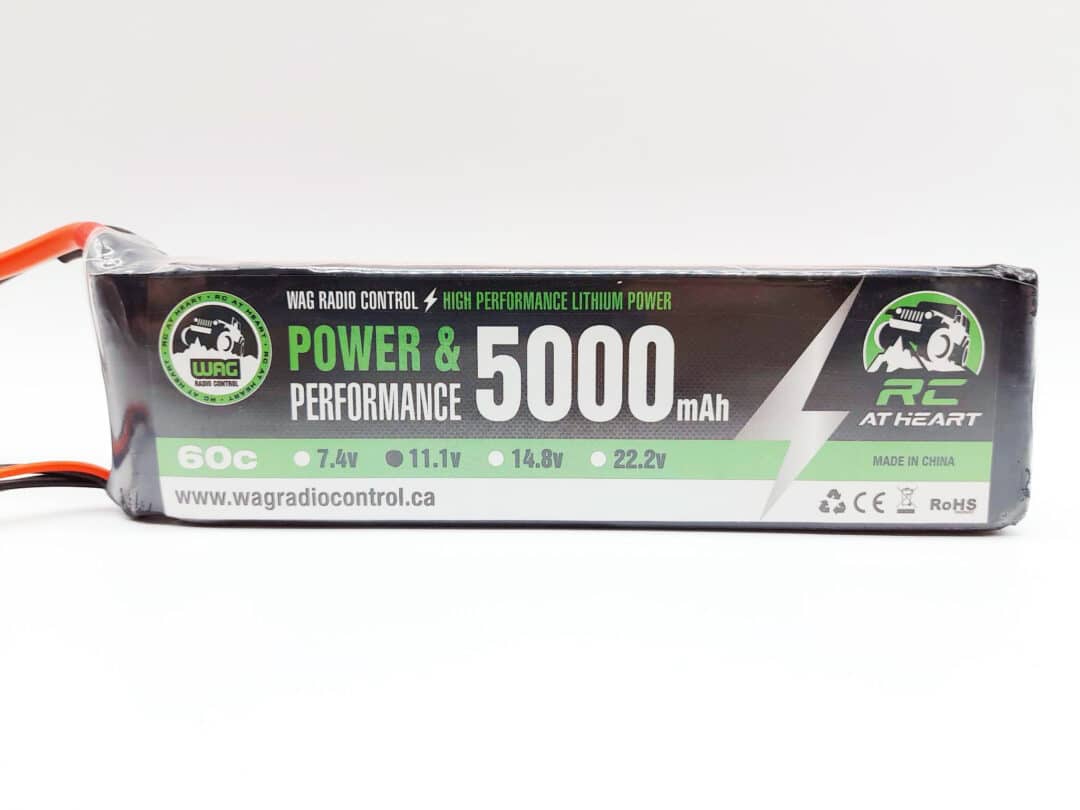 Batterie LiPo 3S 11.1v 5000mAh 60C EC5 (WAGB3S5060SE5)