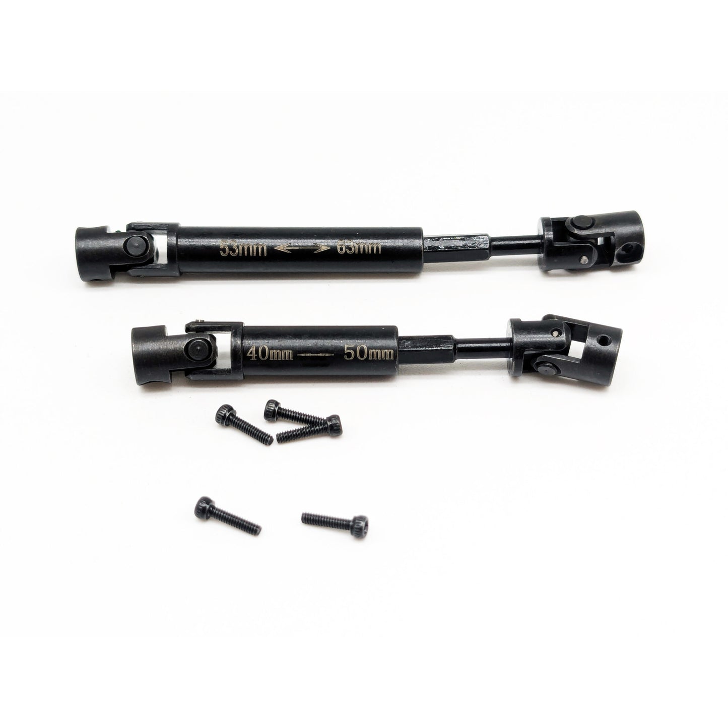 Arbre entrainement de Transmission SCX24 C10/Wrangler/Bronco/Base Camp (WAGDVSSX24BK3)