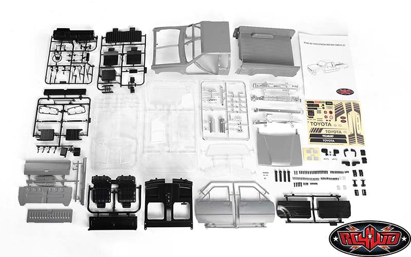 RC4WD 1987 Toyota XtraCab Hard Body Complete Set