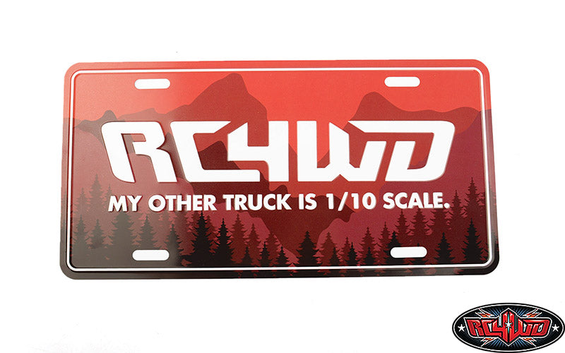 RC4WD "My Other Truck" License Plate