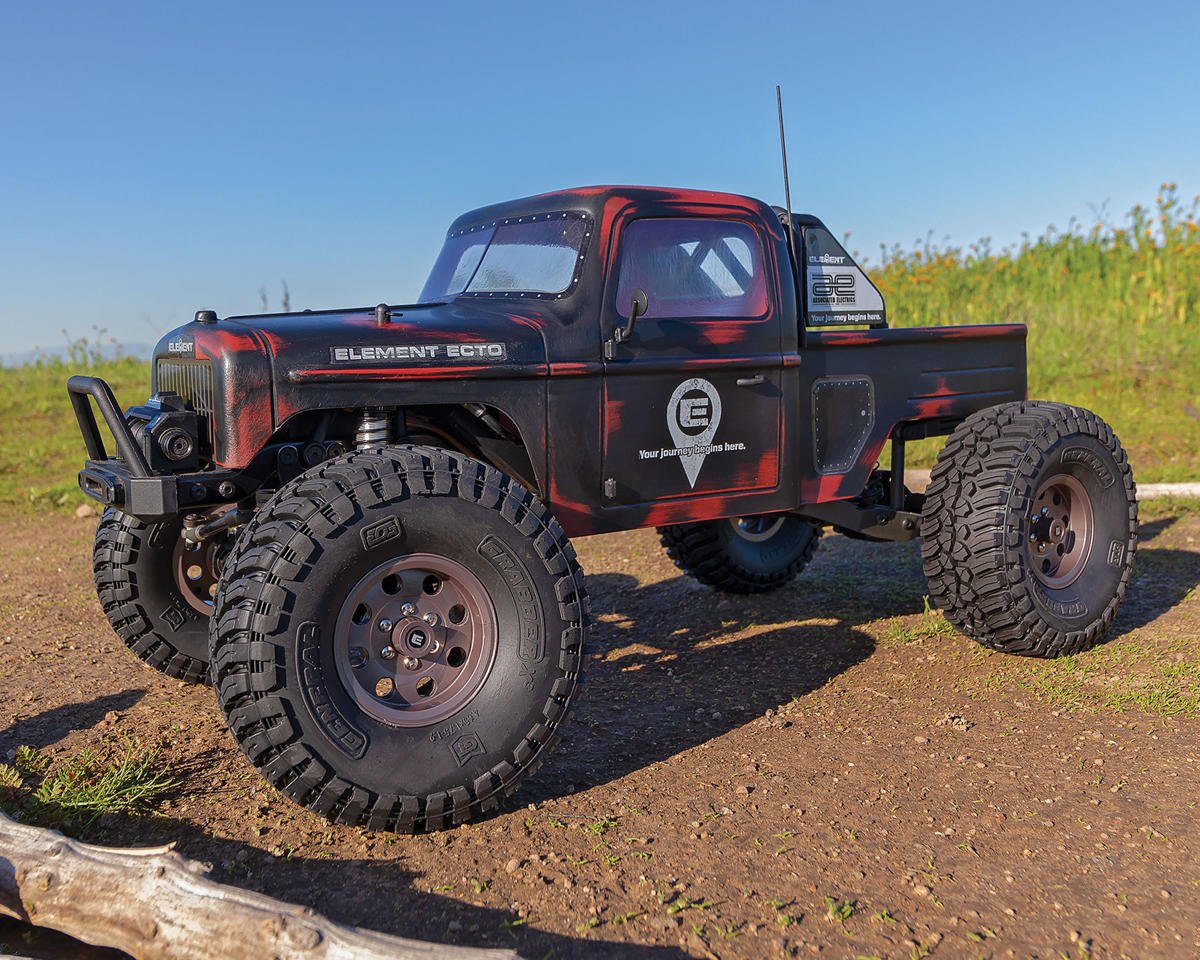 Element RC Enduro Ecto Trail Truck 4x4 RTR 1/10 Rock Crawler (Scratch & Weather) w/2.4GHz Radio - ASC40122