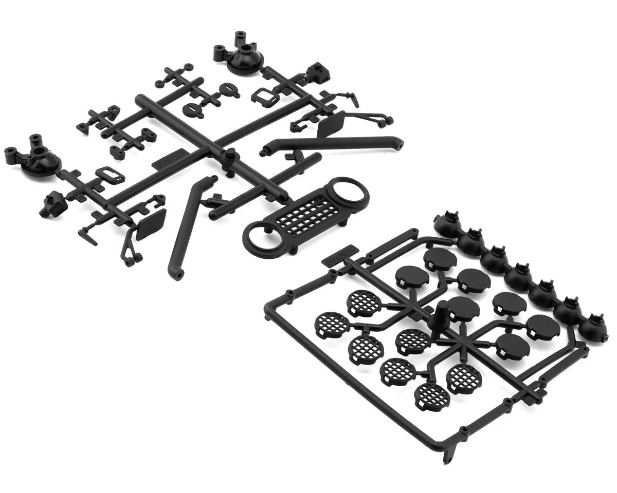 Element RC Enduro Zuul Body Set (Clear) w/Decals & Molded Scale Accessories