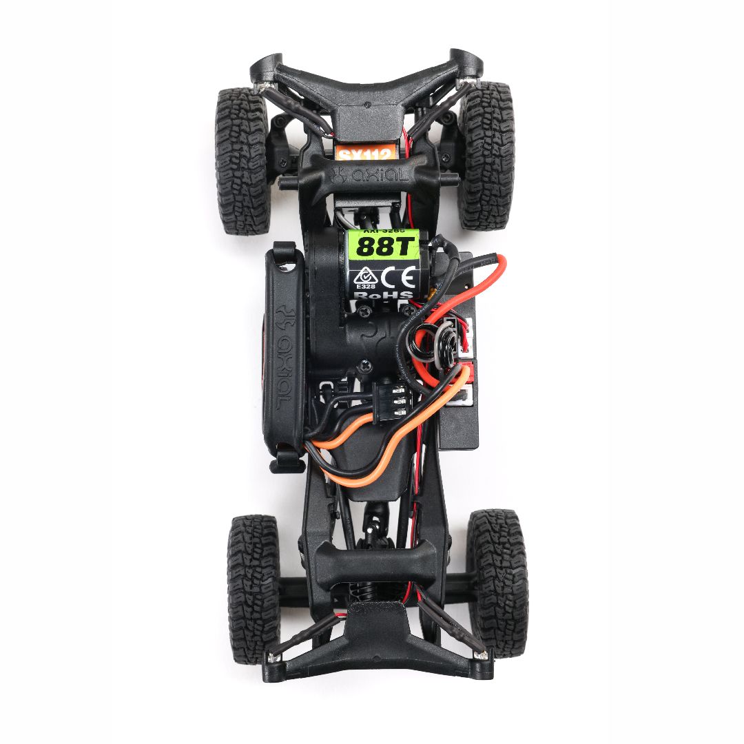 Axial 1/30 SCX30 Jeep Wrangler JLU Brushed 4x4 RTR (Green&White) Pré-commande disponible 31/10/25
