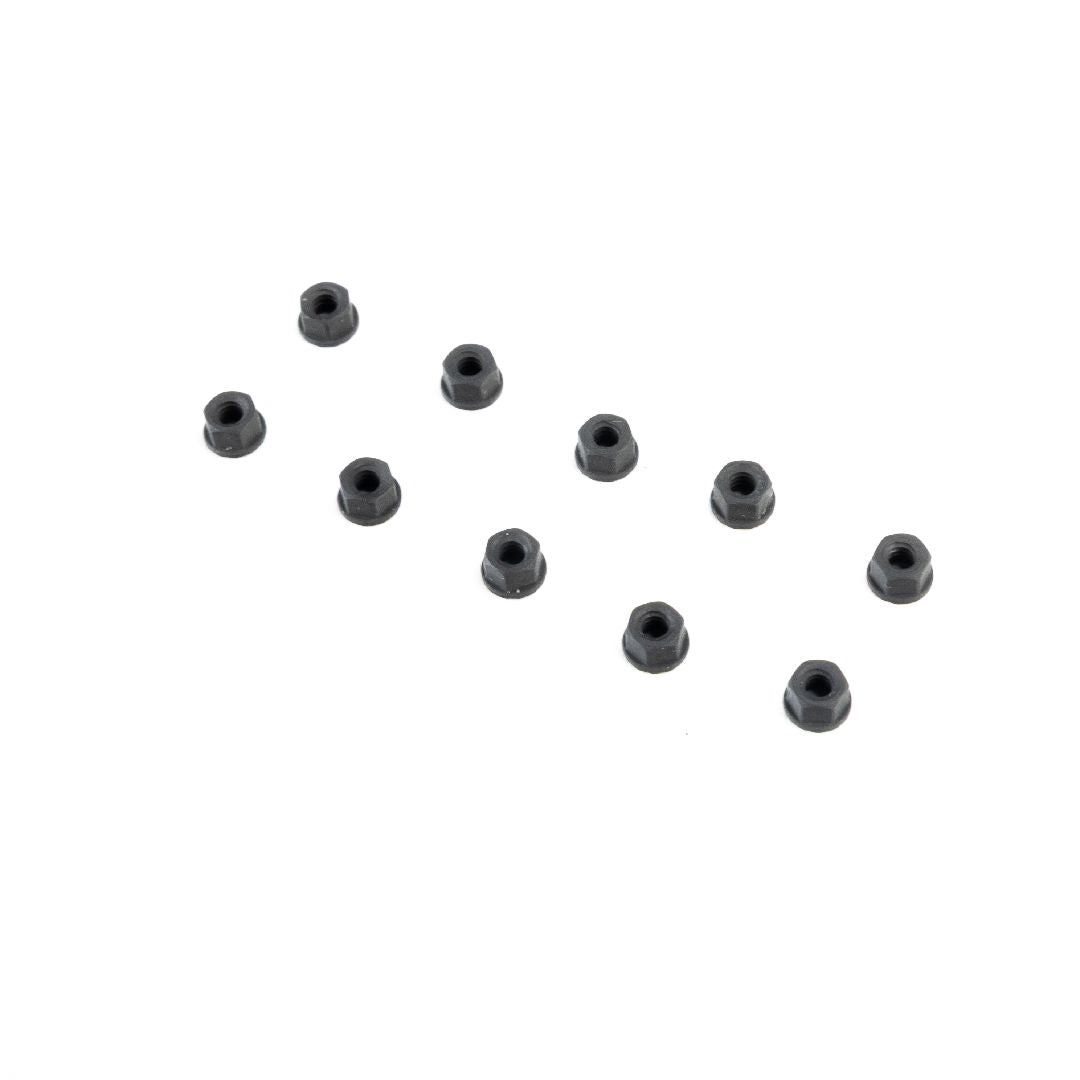 Axial SCX30 Wheel Nut, Serrated, Steel (10)