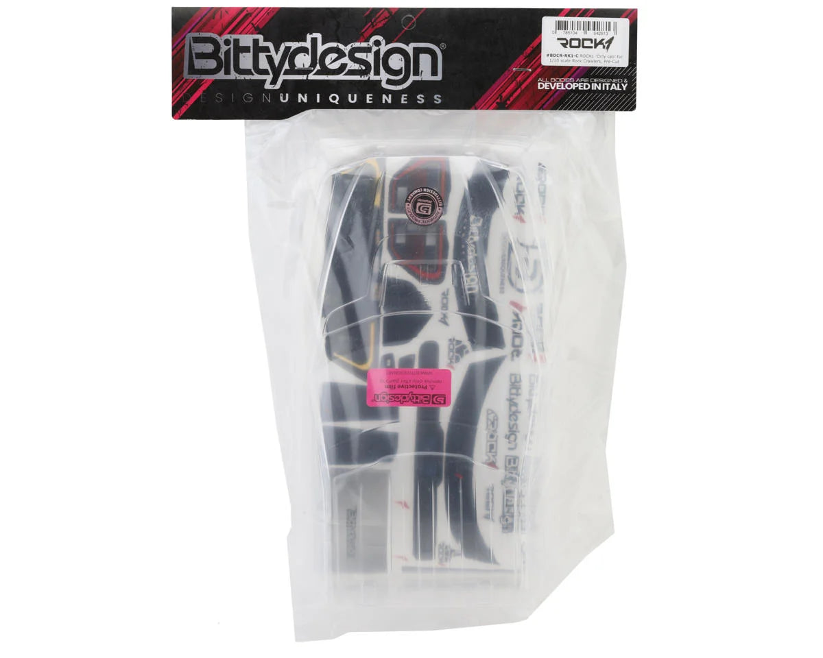 Bittydesign Rock1 Performance 12.3" Pre-Cut Rock Crawler Body (Cab-Only) (Clear)