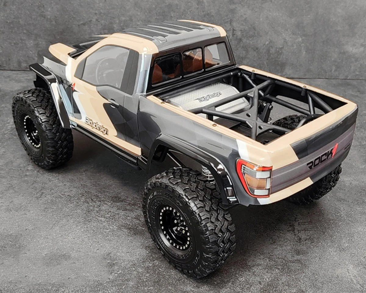 Bittydesign Vanquish VS4-10 Phoenix Rock1 Full Pre-Cut Body Set (Clear) (313mm) w/Detailed Interior
