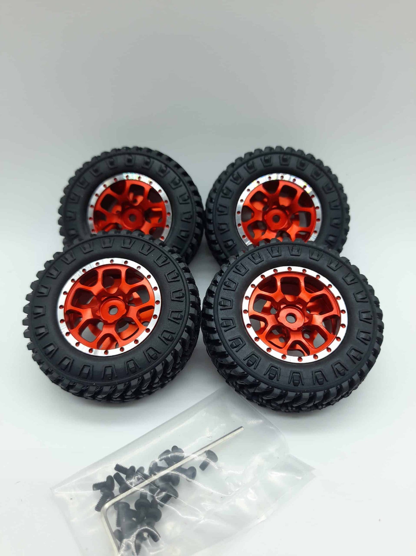 Mag Beadlock et Pneus (SCX24) - Ensemble de (4) (MP24-11)