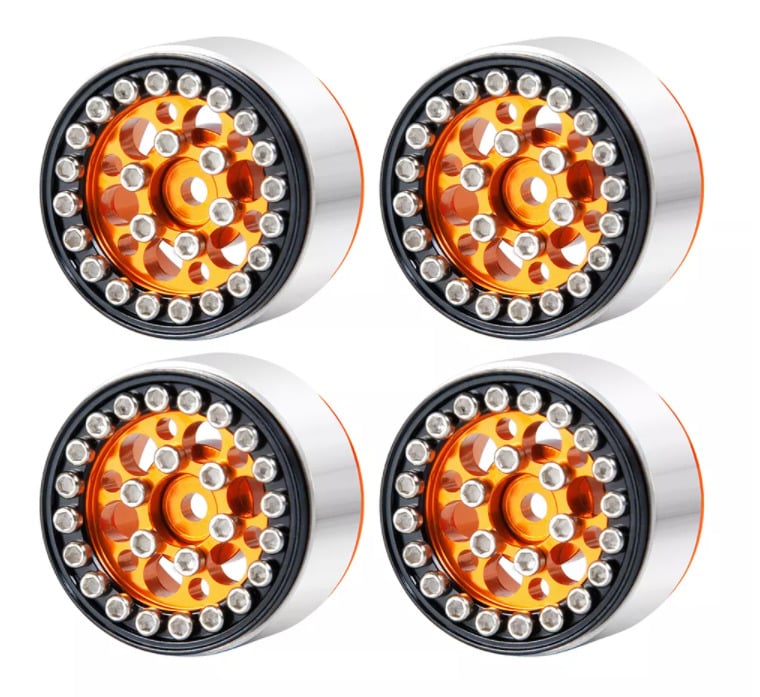 Roues Beadlock lot de 4 SCX24 (R24-3)