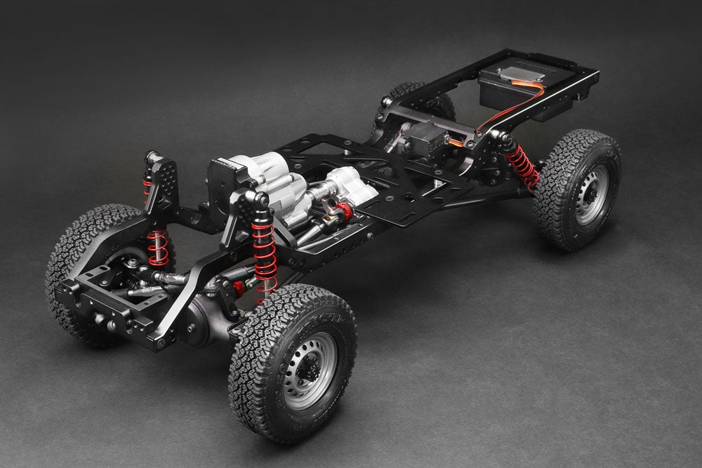 Boom Racing BRX01 - 1/10 4WD Radio Control Chassis Kit w/ Killerbody LC70 Hard Body Kit Set for BRX01