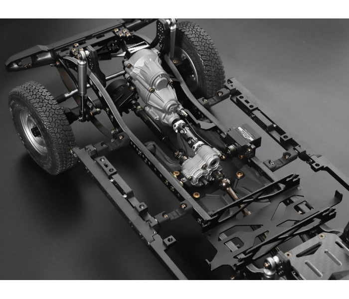 Boom Racing BRX02 - 1/10 4WD Scale Performance Chassis Kit Leaf Spring Version For Team Raffee Co. D110 for BRX02 (Chassis seulement)