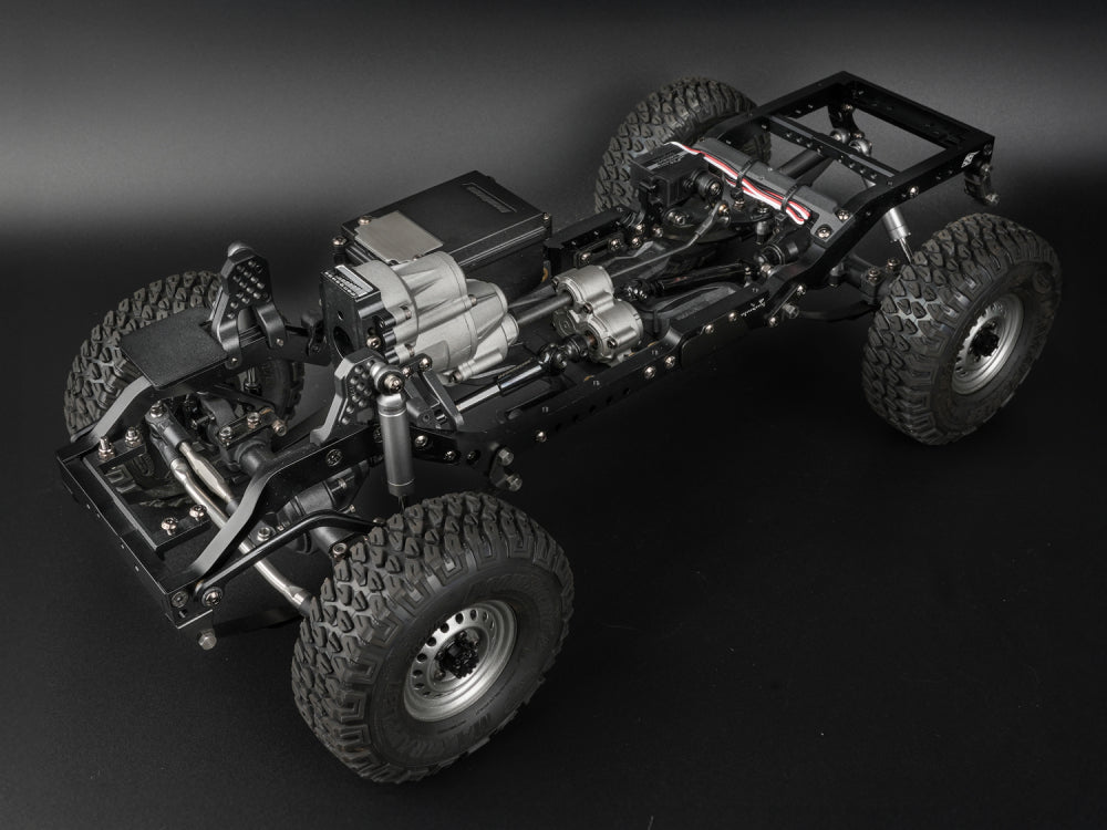 BRX01 AWB Adjustable Wheelbase 1/10 4WD Radio Control Chassis Kit With ZIL Pickup Hard Body (Recon G6 Certified)
